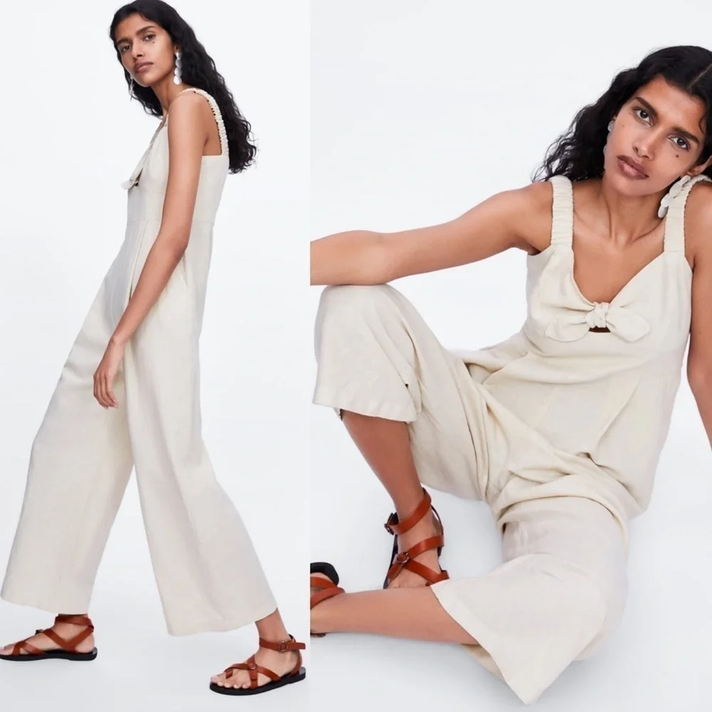 ZARA Knotted Jumpsuit